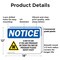 Signmission Radiation & Laser Sign, 12 in H x 18 in W, Plastic, Rectangle OS-2PACK-NS-P-1218-L-19077 - alternate 6